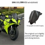 QJMOTO SRK600/SKR450 Racing Windshield - Image 2