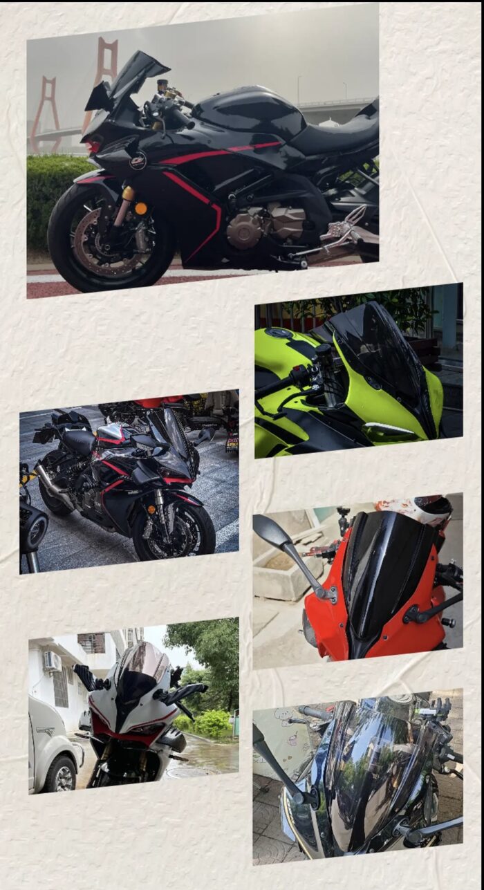 QJMOTO SRK600/SKR450 Racing Windshield - Image 5