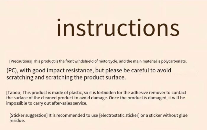 QJMOTO SRK600/SKR450 Racing Windshield - Image 8