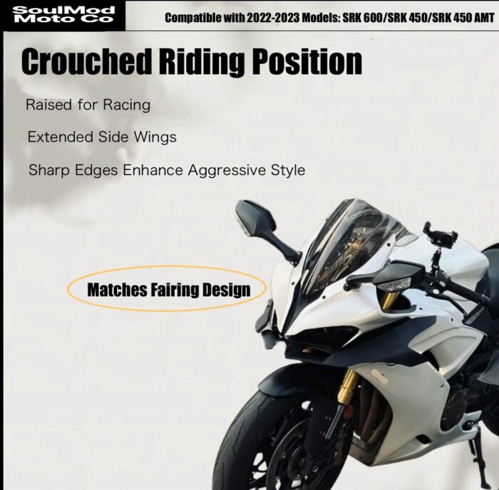 QJMOTO SRK600/SKR450 Racing Windshield - Image 11