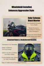 QJMOTO SRK600/SKR450 Racing Windshield - Image 13