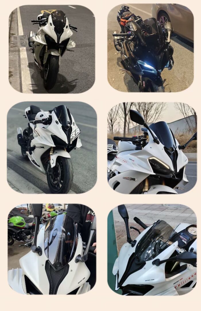 QJMOTO SRK600RS/SKR800/800RS Racing Windshield - Image 3