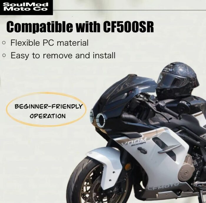 CFMOTO 500SR Racing Windshield - Image 4