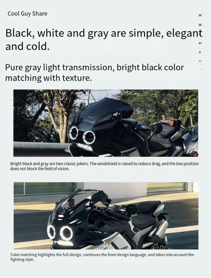 CFMOTO 500SR Racing Windshield - Image 7