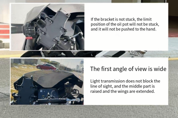 CFMOTO 500SR Racing Windshield - Image 10