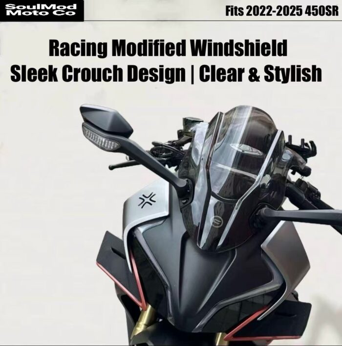 CFMOTO 450SR Racing Windshield - Image 4