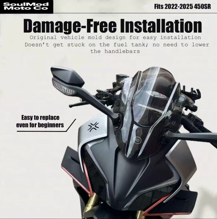 CFMOTO 450SR Racing Windshield - Image 6