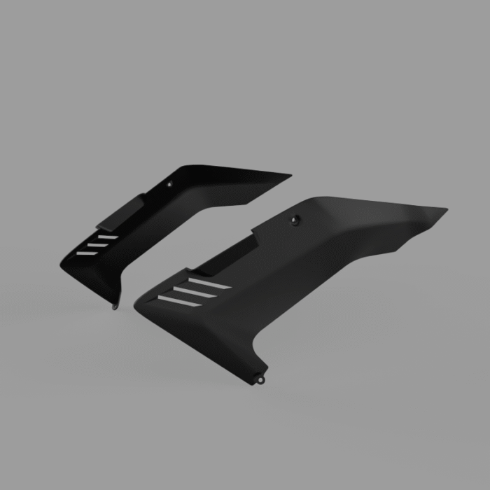 FOR CFMOTO 675SR 675SS Side panel racing modification shark fin engine guard plate baffle plate decorative panel Accessories - Image 11