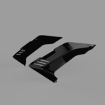 FOR CFMOTO 675SR 675SS Side panel racing modification shark fin engine guard plate baffle plate decorative panel Accessories - Image 9