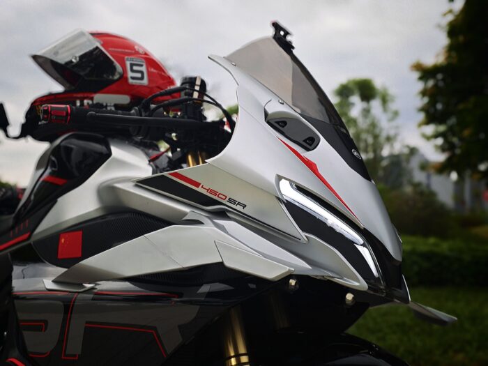 V4 Style Winglets, Racing Deflectors for CFMOTO 450SR / 450SRS | Aggressive Aerodynamic Side Fairing Mod Parts - Image 10