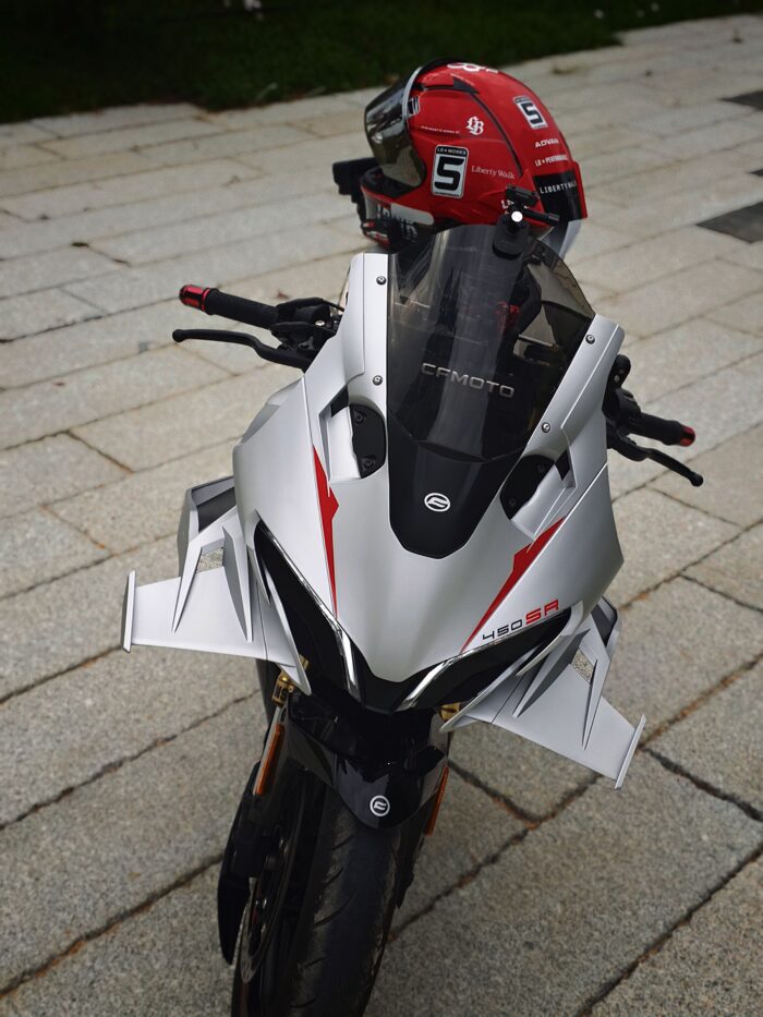 V4 Style Winglets, Racing Deflectors for CFMOTO 450SR / 450SRS | Aggressive Aerodynamic Side Fairing Mod Parts - Image 9