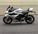 Fuel Tank Protector for CFMOTO 450SR, Racing & Aggressive Stance Lift Kit, Zaomeng SRS Half-Cover Modified Parts - Image 8