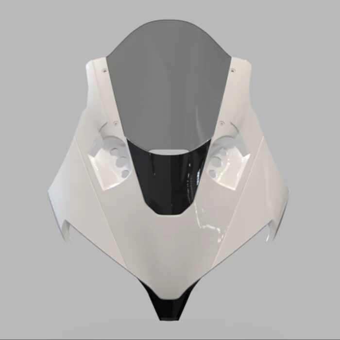 V4 Style Dream Mod Upper Fairing Windscreen Kit for CFMOTO 450SR / 450SRS - Aerodynamic Racing Front Headlight Cowl, Sport Winds - Image 7