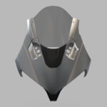 V4 Style Dream Mod Upper Fairing Windscreen Kit for CFMOTO 450SR / 450SRS - Aerodynamic Racing Front Headlight Cowl, Sport Winds - Image 10