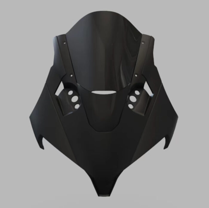 V4 Style Dream Mod Upper Fairing Windscreen Kit for CFMOTO 450SR / 450SRS - Aerodynamic Racing Front Headlight Cowl, Sport Winds - Image 11
