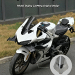 V4 Style Dream Mod Upper Fairing Windscreen Kit for CFMOTO 450SR / 450SRS - Aerodynamic Racing Front Headlight Cowl, Sport Winds