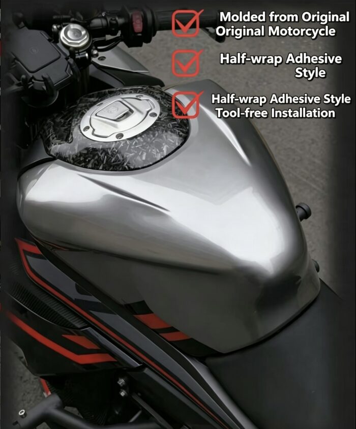 Fuel Tank Protector for CFMOTO 450SR, Racing & Aggressive Stance Lift Kit, Zaomeng SRS Half-Cover Modified Parts - Image 2
