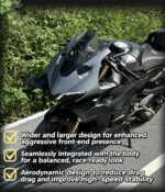 V4 Style Winglets, Racing Deflectors for CFMOTO 450SR / 450SRS | Aggressive Aerodynamic Side Fairing Mod Parts - Image 3