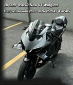 V4 Style Winglets, Racing Deflectors for CFMOTO 450SR / 450SRS | Aggressive Aerodynamic Side Fairing Mod Parts - Image 2